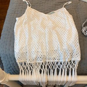 Boutique Fringe Tank Top